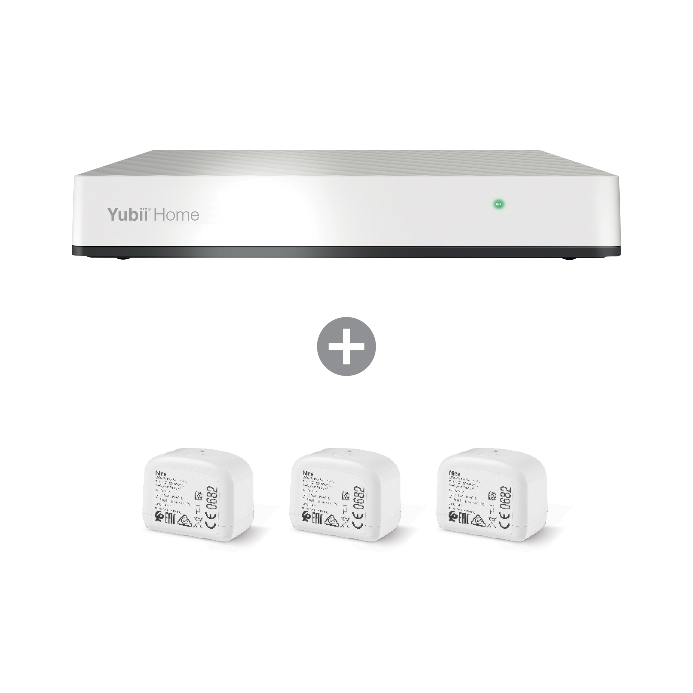 Nice - Kit box domotique Yubii-Home + 3 micromodules BiDi-Switch