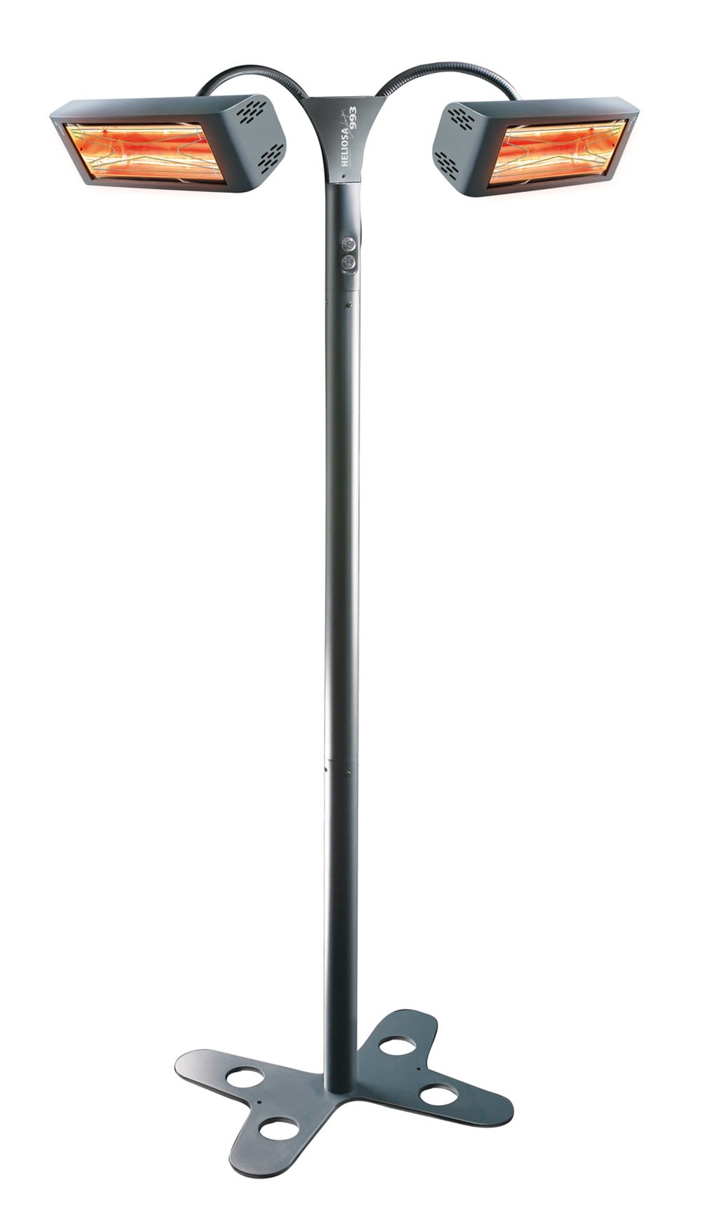 Star Progetti - Chauffage IRC Heliosa993 3000 Watts - pied mobile - fer forge