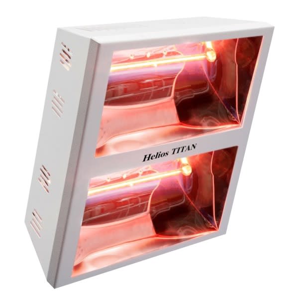 Star Progetti - Chauffage IRC double vertical 4000 Watts - fix.murale-plafond - blanc RAL 9016