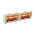 Star Progetti - Chauffage IRC double horizontal 3000 Watts - fixation murale-plafond - creme