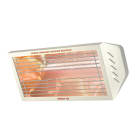 Star Progetti - Chauffage IRC 2000 Watts - fixation murale - verre securit - creme