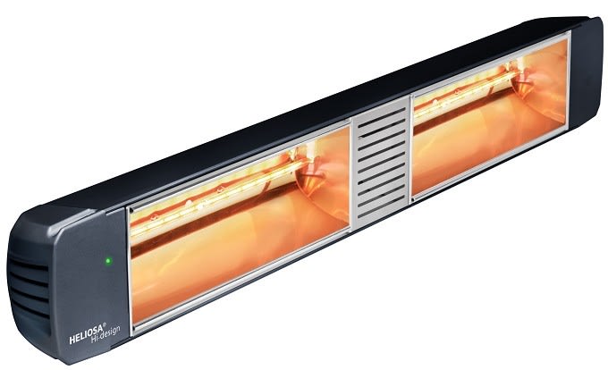 Star Progetti - Chauffage IRC Heliosa88 3000 Watts - Telecommande infrarouge - Noir