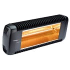 Star Progetti - Chauffage infrarouge court 1500 Watts Varma Tandem. Noir optique