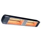 Star Progetti - Chauffage infrarouge court 3000 Watts Varma 305. Noir optique