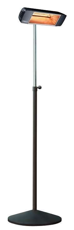 Star Progetti - Chauffage infrarouge court 2000 Watts Varma 306 Mob. Noir optique