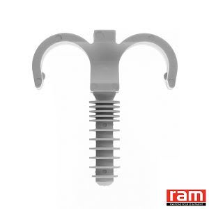 Ram - SEAU 80 RAMCLIP GRIS DOUBLE 20 mm