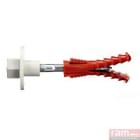 Ram - FIX LAVABO 10x140 pp EcrousNylon