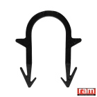 Ram - BTE 300 AGRAFES 40mm NOIRES