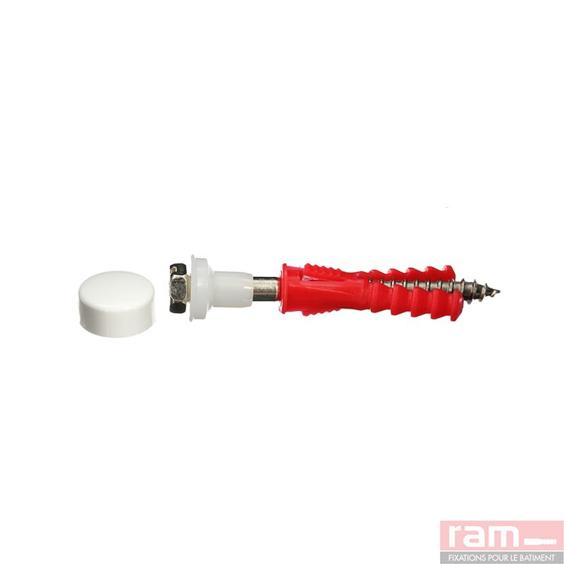 Ram - FIX WC 6x80 TH cab blc INOX