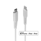 Lindy - Câble USB Type C vers Lightning, Blanc, 3m