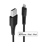 Lindy - Cable USB Type A vers Lightning, noir, 1m