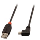 Lindy - Câble USB 2.0 type A / mini-B coudé, 2m