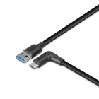 Lindy - Câble USB 3.2 Type A vers C coudé, 10Gbit/s, 0.5m
