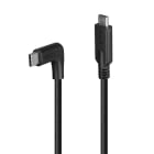 Lindy - Câble USB 3.2 Type C coudé, 10Gbit/s, 0.5m