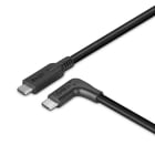 Lindy - Câble USB 3.2 Type C coudé, 10Gbit/s, 0.5m