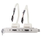 Lindy - Equerre USB, 2 x IDC 5 pins, câbles 20cm
