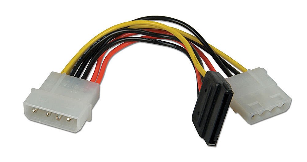 Lindy - Adaptateur d'alimentation SATA Molex 5.25" (LP4) 0.15m