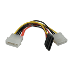 Lindy - Adaptateur d'alimentation SATA Molex 5.25" (LP4) 0.15m