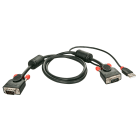 Lindy - Câble KVM, gamme Combo, VGA & USB, 2m