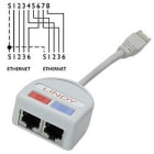 Lindy - Doubleur de port RJ-45 UTP: 2 x 10-100 Base-T