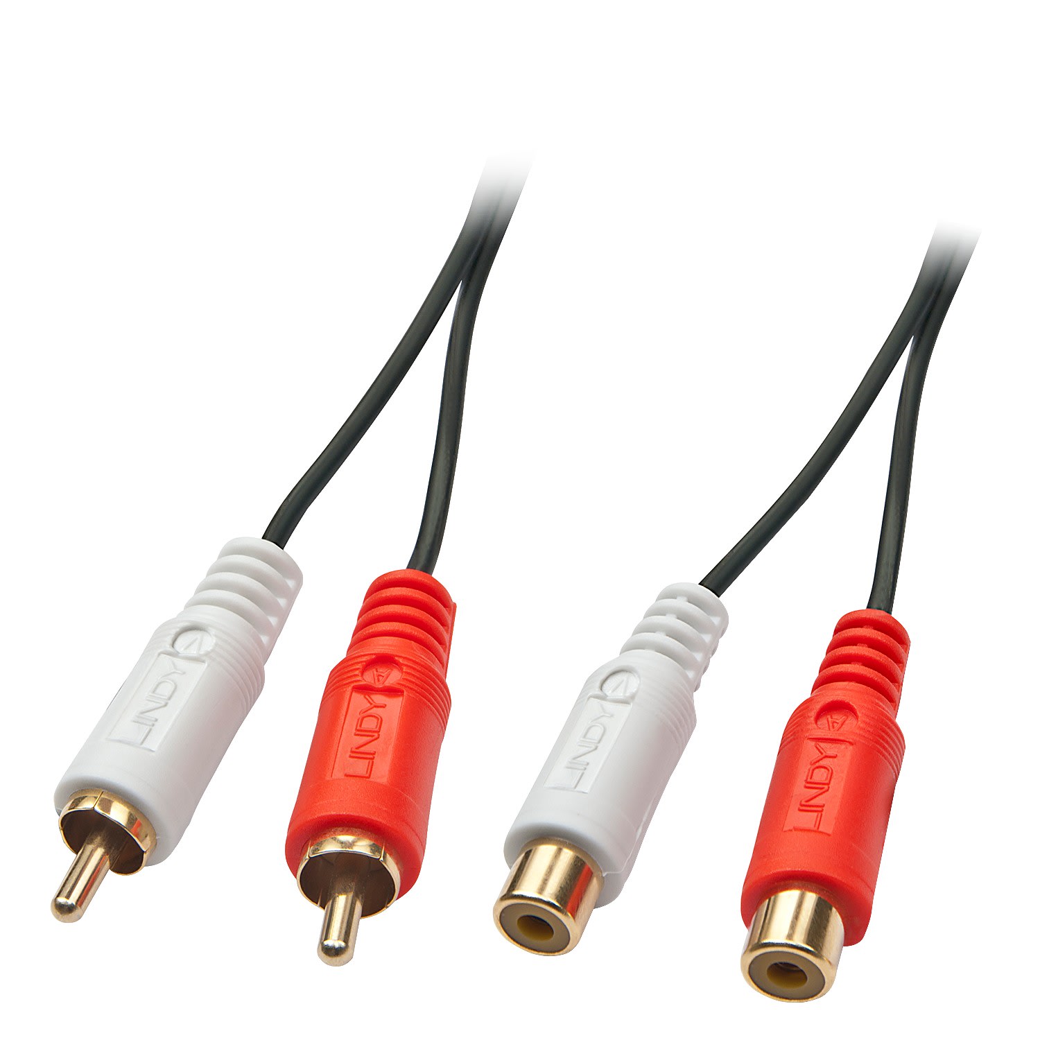 Lindy - Rallonge audio Premium 2x  RCA (Cinch), 2m