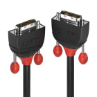 Lindy - Câble DVI-D Single Link, Black Line, 1m