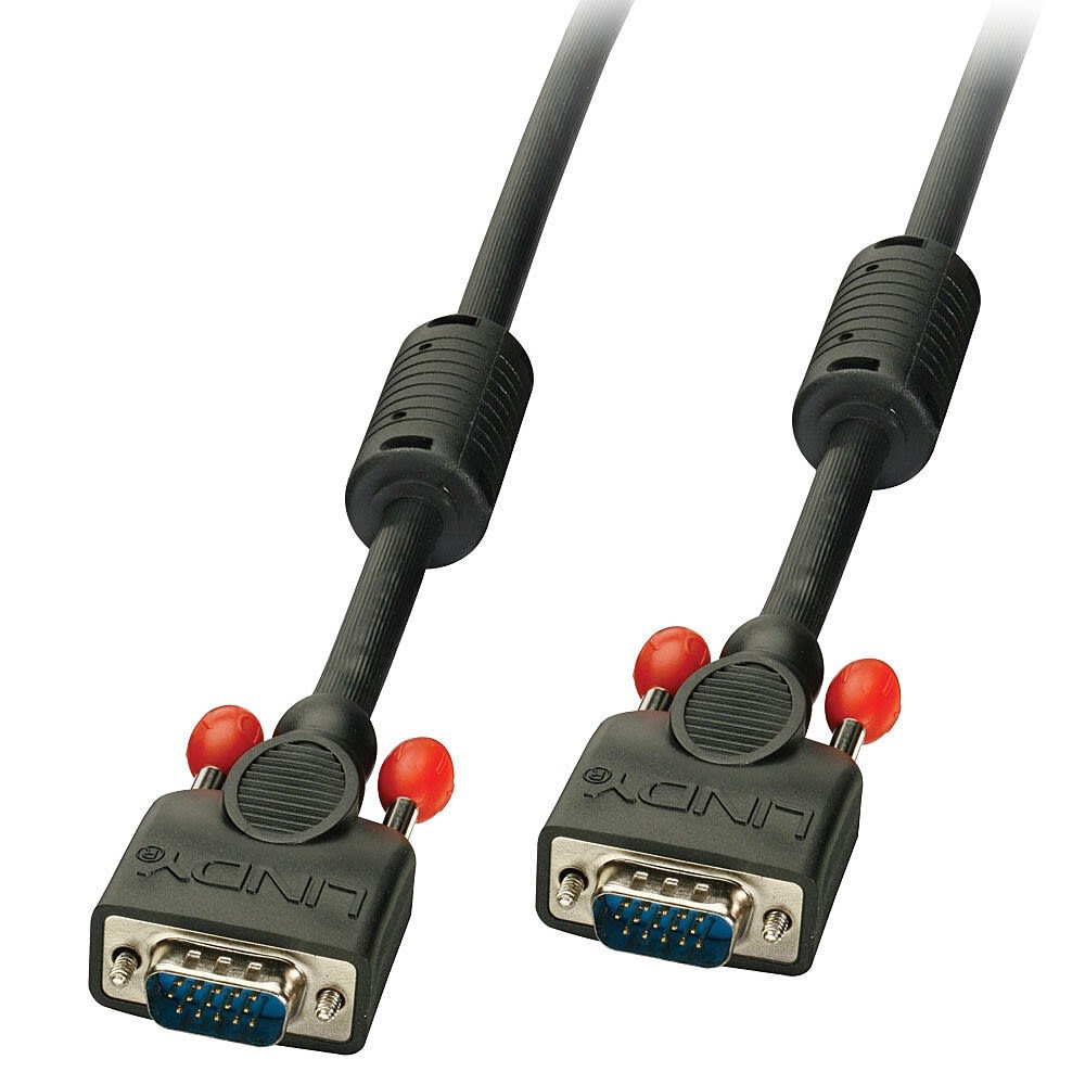 Lindy - Câble VGA M/M, noir, 10m