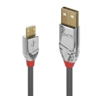 Lindy - Cable USB 2.0 Type A vers Micro-B, Cromo Line, 1m