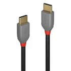 Lindy - Cable USB 2.0 Type C, 3A, Anthra Line, 3m