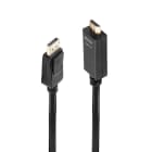 Lindy - Câble adaptateur 0.5 m pour Display Port vers HDMI 4K30Hz