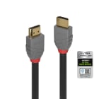 Lindy - Cable HDMI Ultra High Speed, Anthra Line, 1m