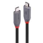 Lindy - Câble USB4 Type C de 1.5m, 40Gbps, 240W PD, gamme Anthra