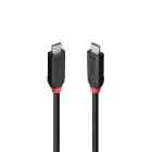 Lindy - Câble USB4 240W Type C vers C, 40Gbit/s, Black Line, 2m