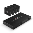 Lindy - Splitter Extender Cat.6 4 ports HDMI 4K60 & IR, 70m