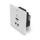 Lindy - Plaque murale UK extender HDBaseT Cat.6 HDMI 4K60, IR & RS-232, 70m, émetteur