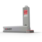 Lindy - Kit bloqueur de port USB Type C avec clé et 4 verrous, rose