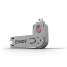 Lindy - Clé pour bloqueur de port USB A, Rose