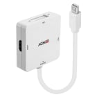 Lindy - Adaptateur actif Mini DisplayPort 1.2 vers HDMI, VGA et DVI-D