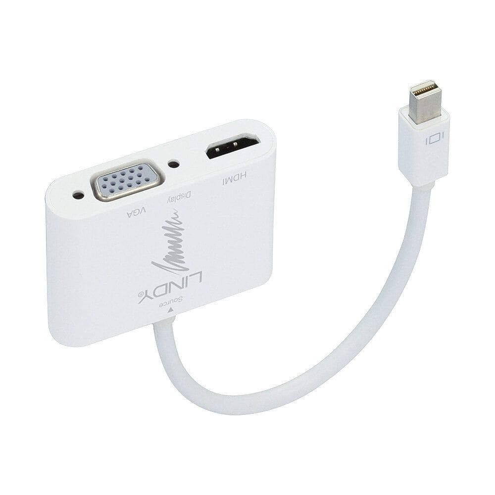Lindy - Convertisseur Mini DisplayPort vers HDMI & VGA