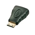 Lindy - Adaptateur mini-HDMI vers HDMI (C mâle / A femelle)