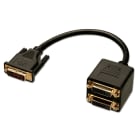 Lindy - Cable splitter DVI-D, 2 ports