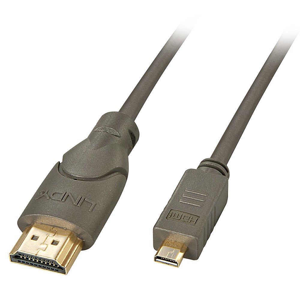 Lindy - Câble micro HDMI® / HDMI®, compatible HDMI 2.0 Ultra HD, High Speed, 0.5m