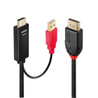 Lindy - Câble adaptateur actif 5m HDMI vers DisplayPort 4K30Hz