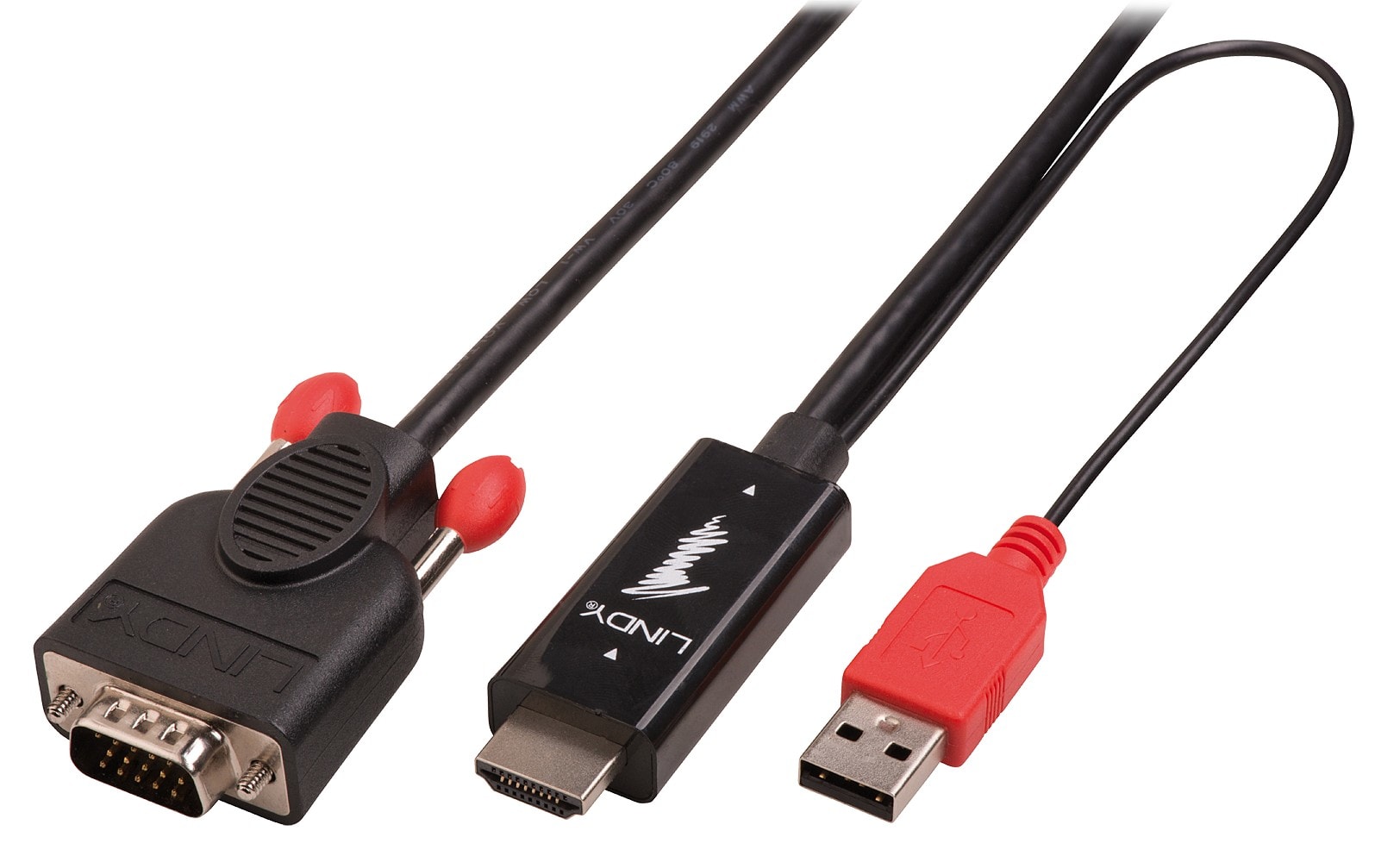 Lindy - Câble adaptateur HDMI vers VGA 1m