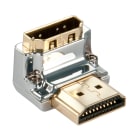 Lindy - Coude HDMI CROMO®, 90° vers le bas