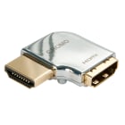 Lindy - Coude HDMI CROMO®, 90° à gauche
