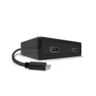 Lindy - Hub MST Mini DisplayPort vers 2 Ports HDMI 2.0 18G