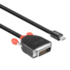 Lindy - Câble adaptateur mini-port d'affichage vers DVI de 3 m