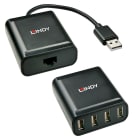 Lindy - Extender 4 ports USB 2.0 Cat.6, 60m