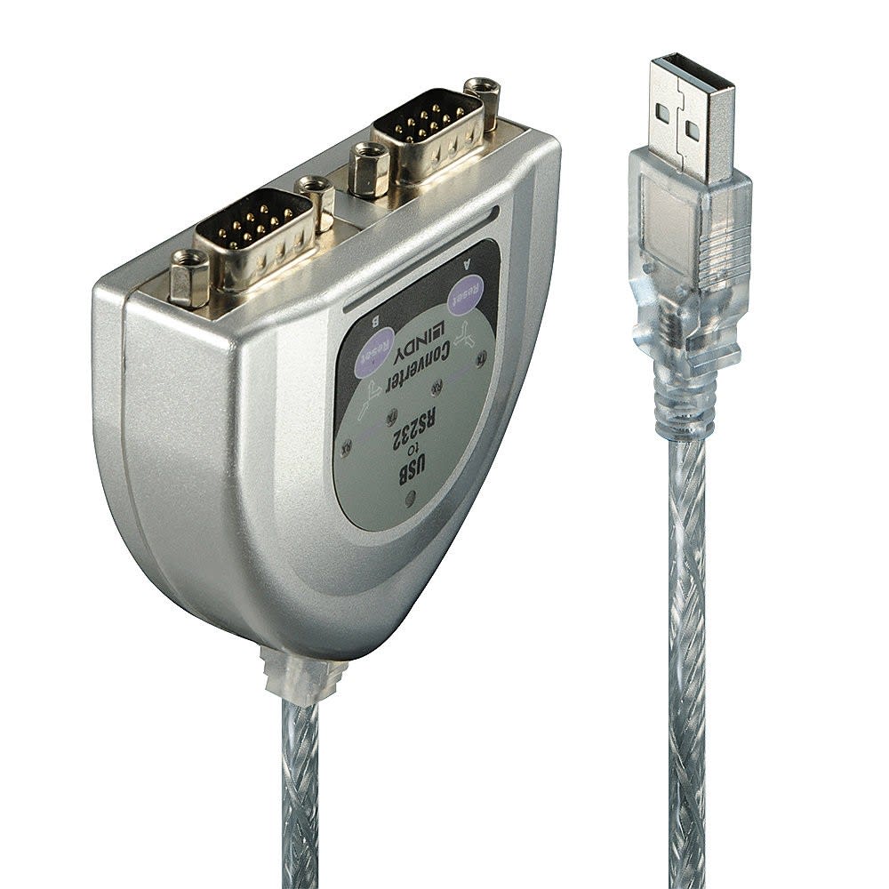 Lindy - Convertisseur USB vers 2 ports série